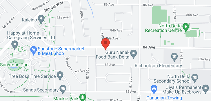 map of 11036 84 AVENUE